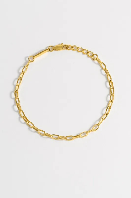 Men's Paperclip Chain Bracelet sold by Estella Bartlett