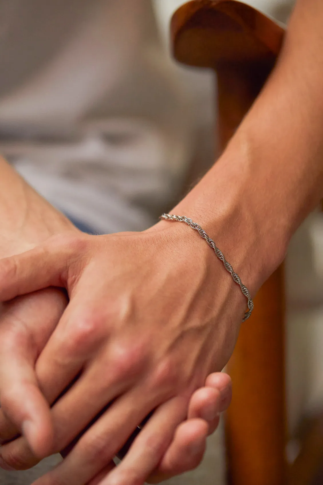 Men's Rope Chain Bracelet sold by Estella Bartlett product image thumbnail 2