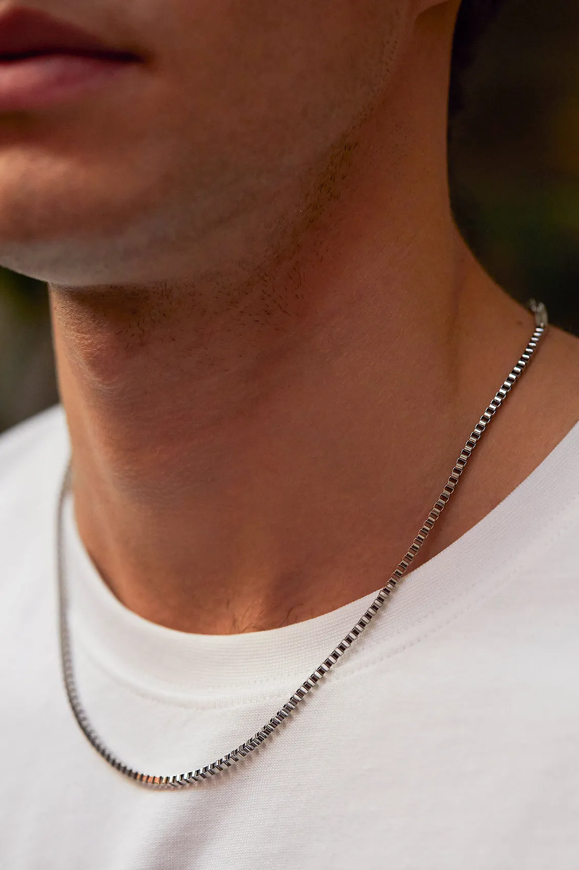 Men's Box Chain Necklace sold by Estella Bartlett product image thumbnail 5