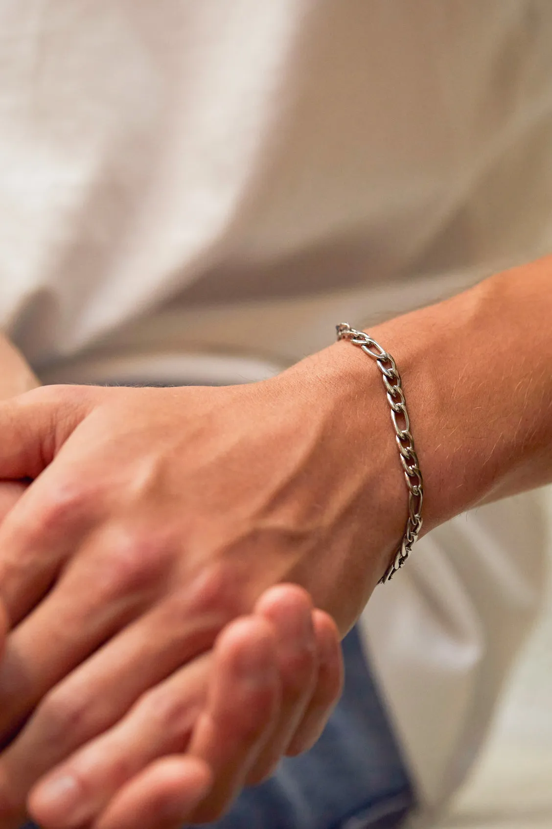 Men's Figaro Chain Bracelet sold by Estella Bartlett product image thumbnail 2