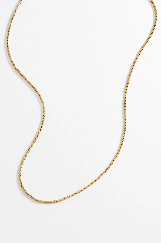 Men's Thin Box Chain Necklace sold by Estella Bartlett