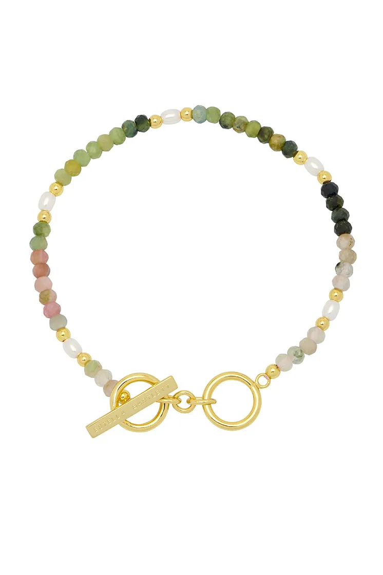 Gemstone Pearl T-Bar Beaded Bracelet sold by Estella Bartlett product image thumbnail 3