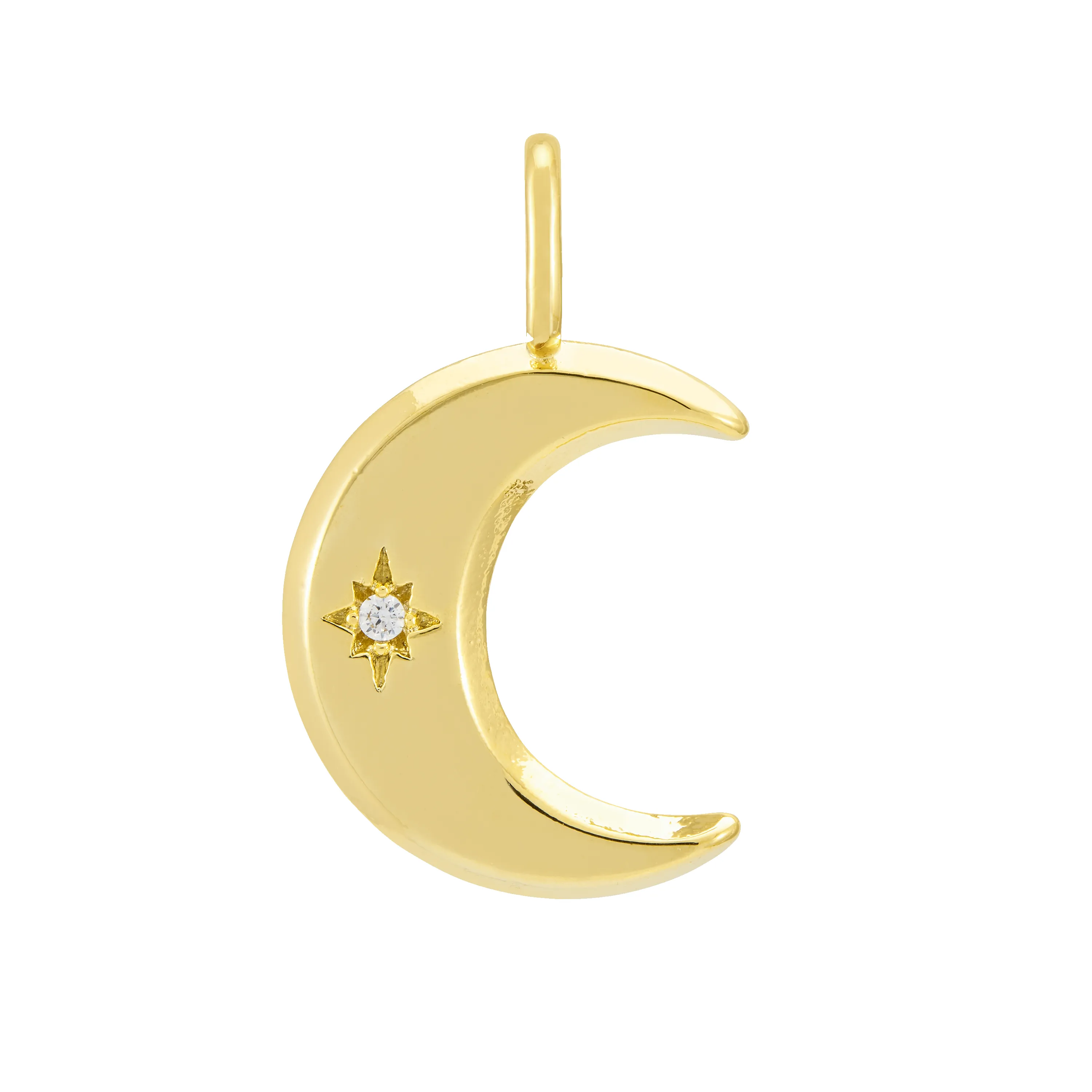 Moon CZ Charm sold by Estella Bartlett product image thumbnail 4