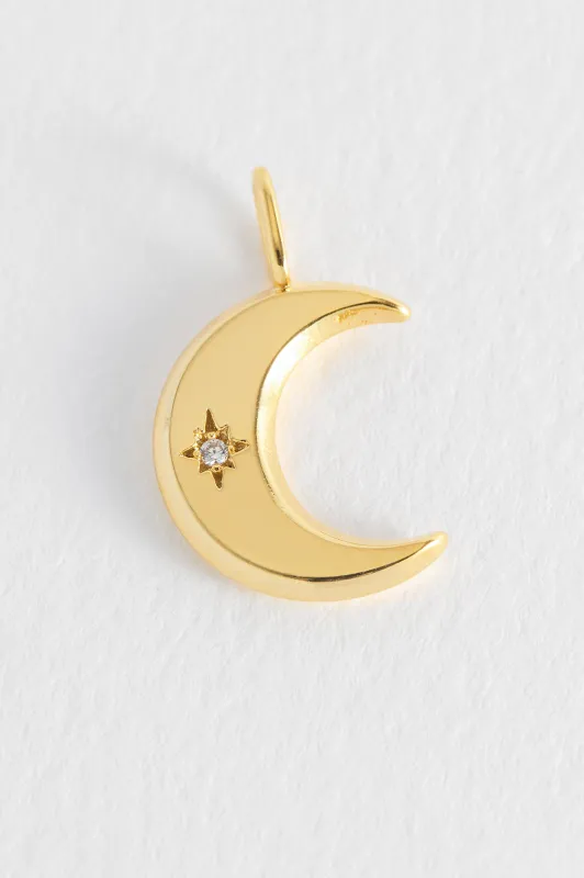 Moon CZ Charm sold by Estella Bartlett