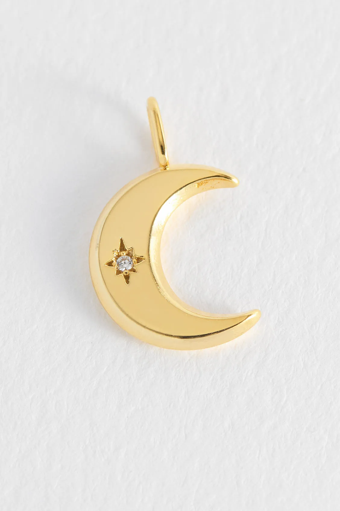 Moon CZ Charm sold by Estella Bartlett