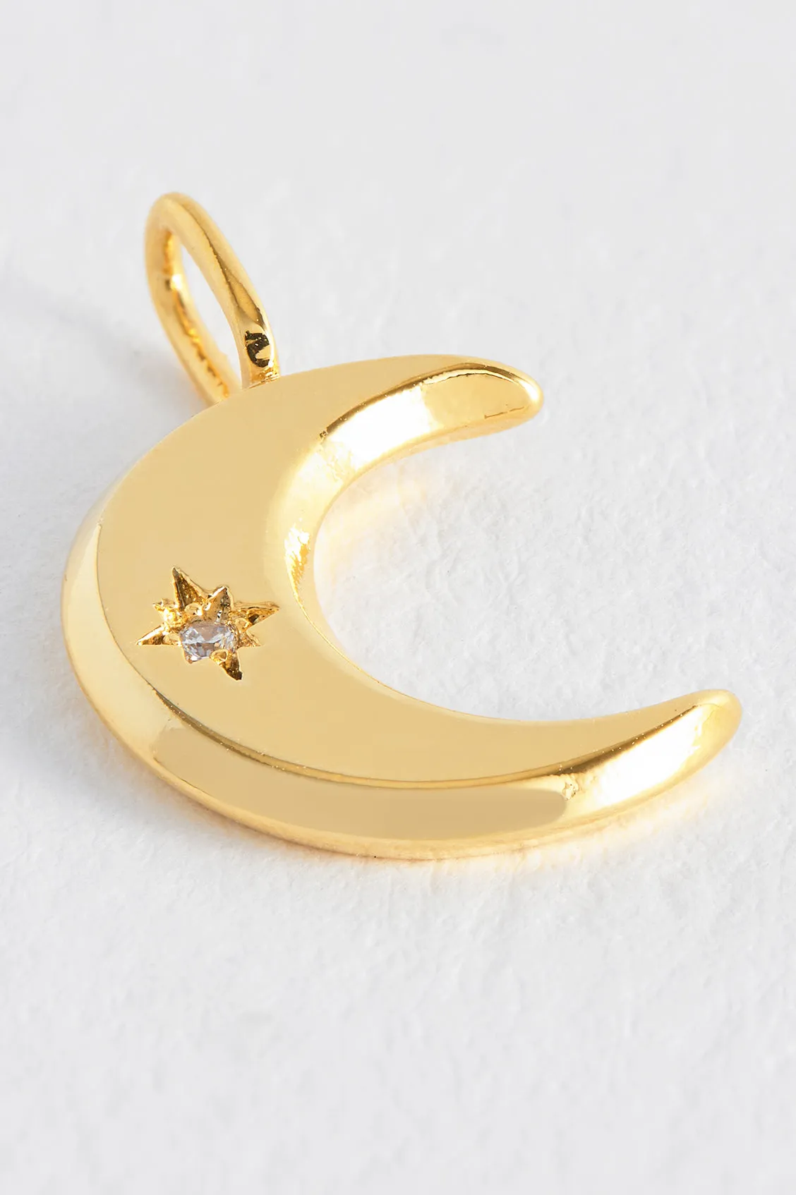 Moon CZ Charm sold by Estella Bartlett product image thumbnail 2