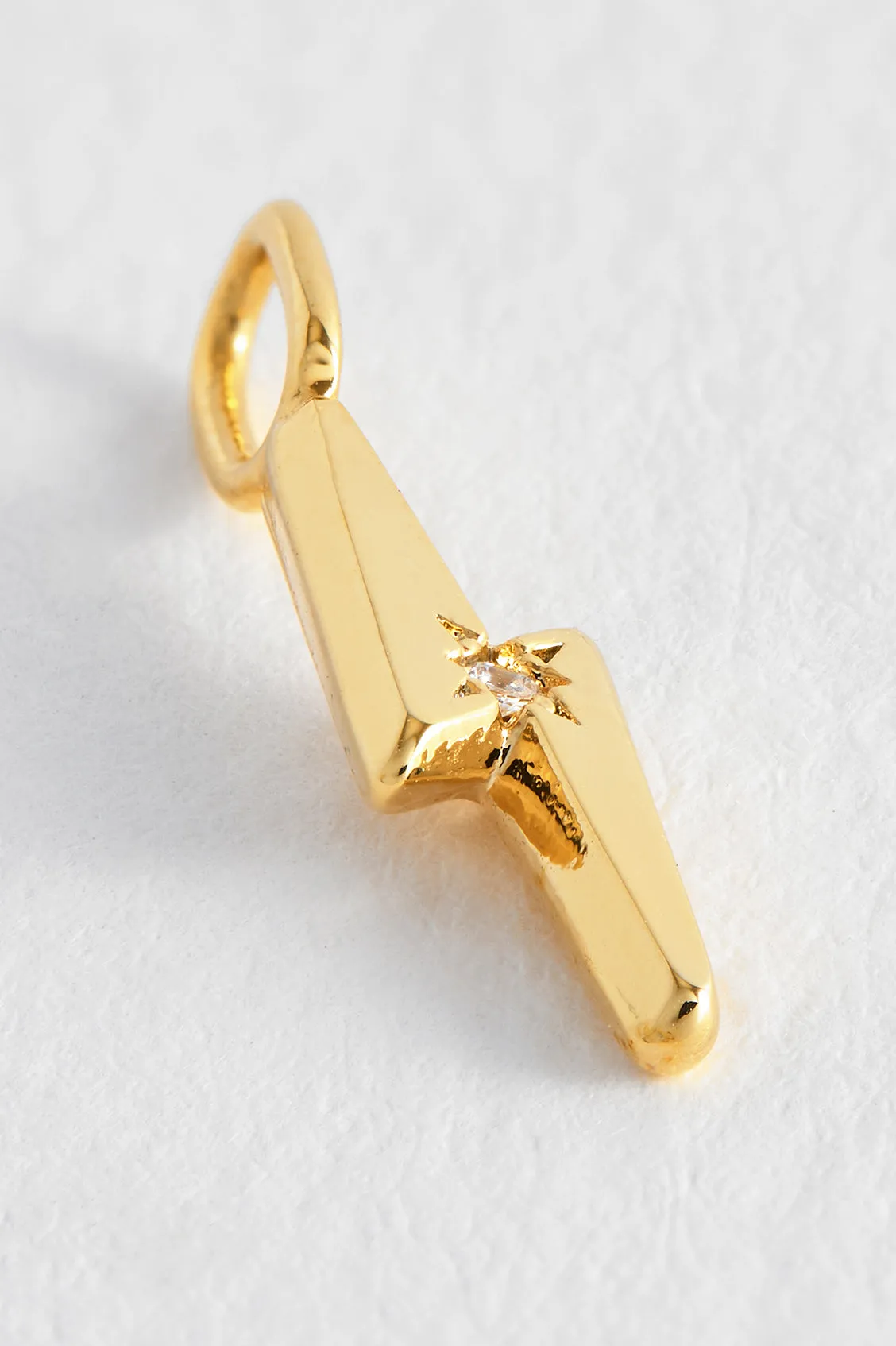 Lightning Bolt CZ Charm sold by Estella Bartlett product image thumbnail 2