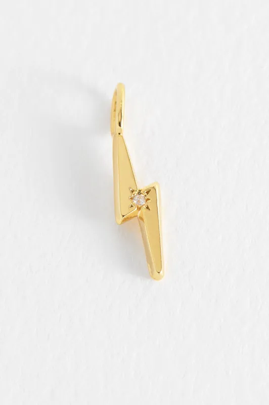 Lightning Bolt CZ Charm sold by Estella Bartlett