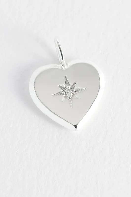 Heart CZ Charm sold by Estella Bartlett