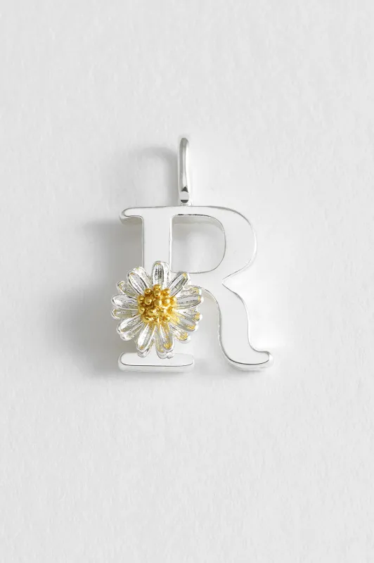 Wildflower Initial Charm sold by Estella Bartlett