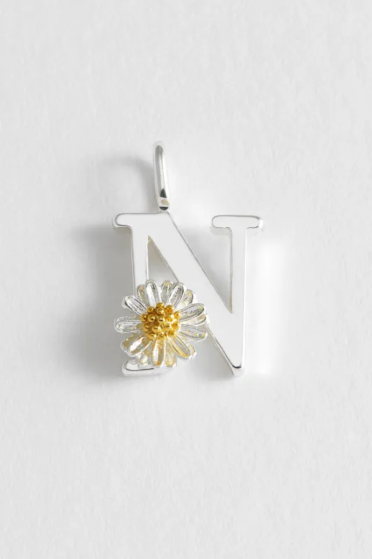 Wildflower Initial Charm sold by Estella Bartlett
