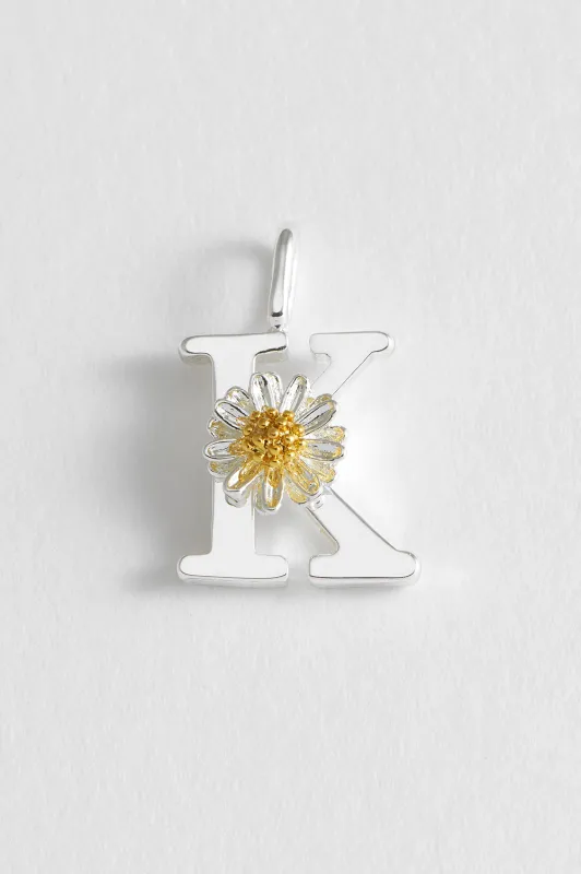 Wildflower Initial Charm sold by Estella Bartlett