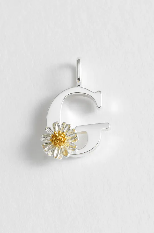 Wildflower Initial Charm sold by Estella Bartlett