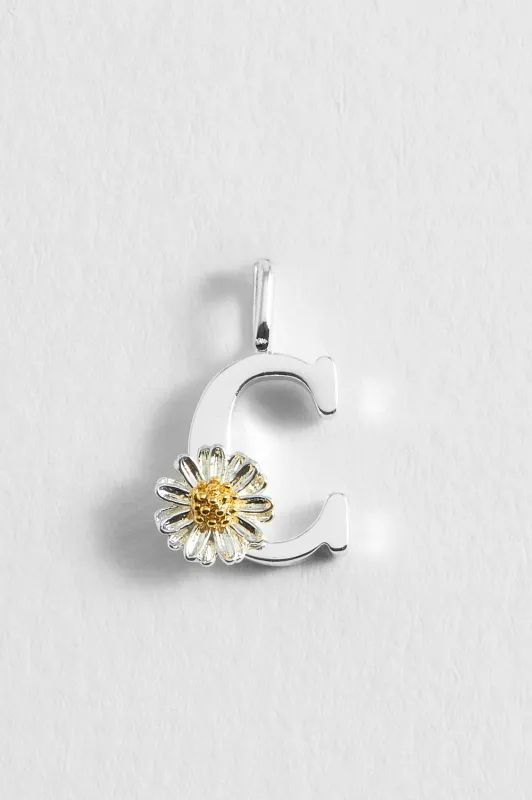 Wildflower Initial Charm sold by Estella Bartlett