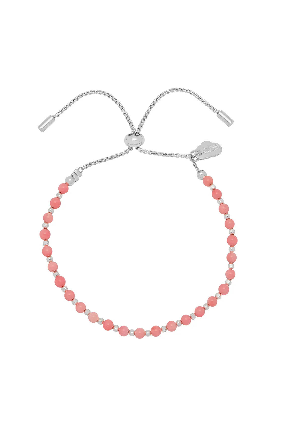 Coral Agate Gemstone Amelia Bracelet sold by Estella Bartlett product image thumbnail 3
