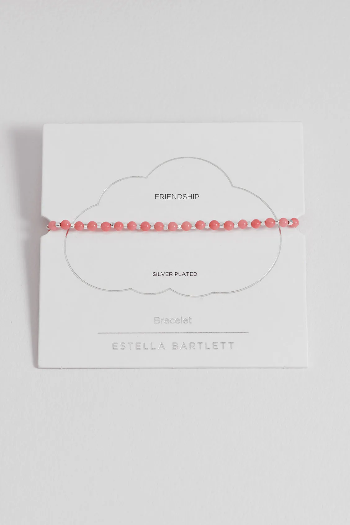 Coral Agate Gemstone Amelia Bracelet sold by Estella Bartlett