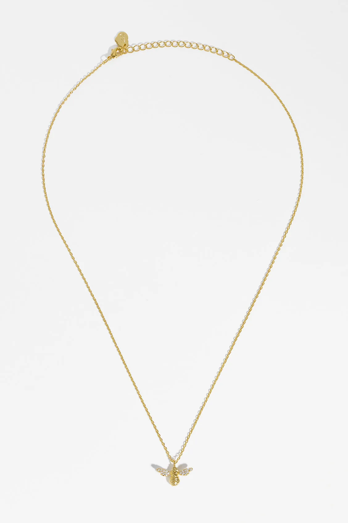 CZ Bee Charm Pendant Necklace sold by Estella Bartlett product image thumbnail 2
