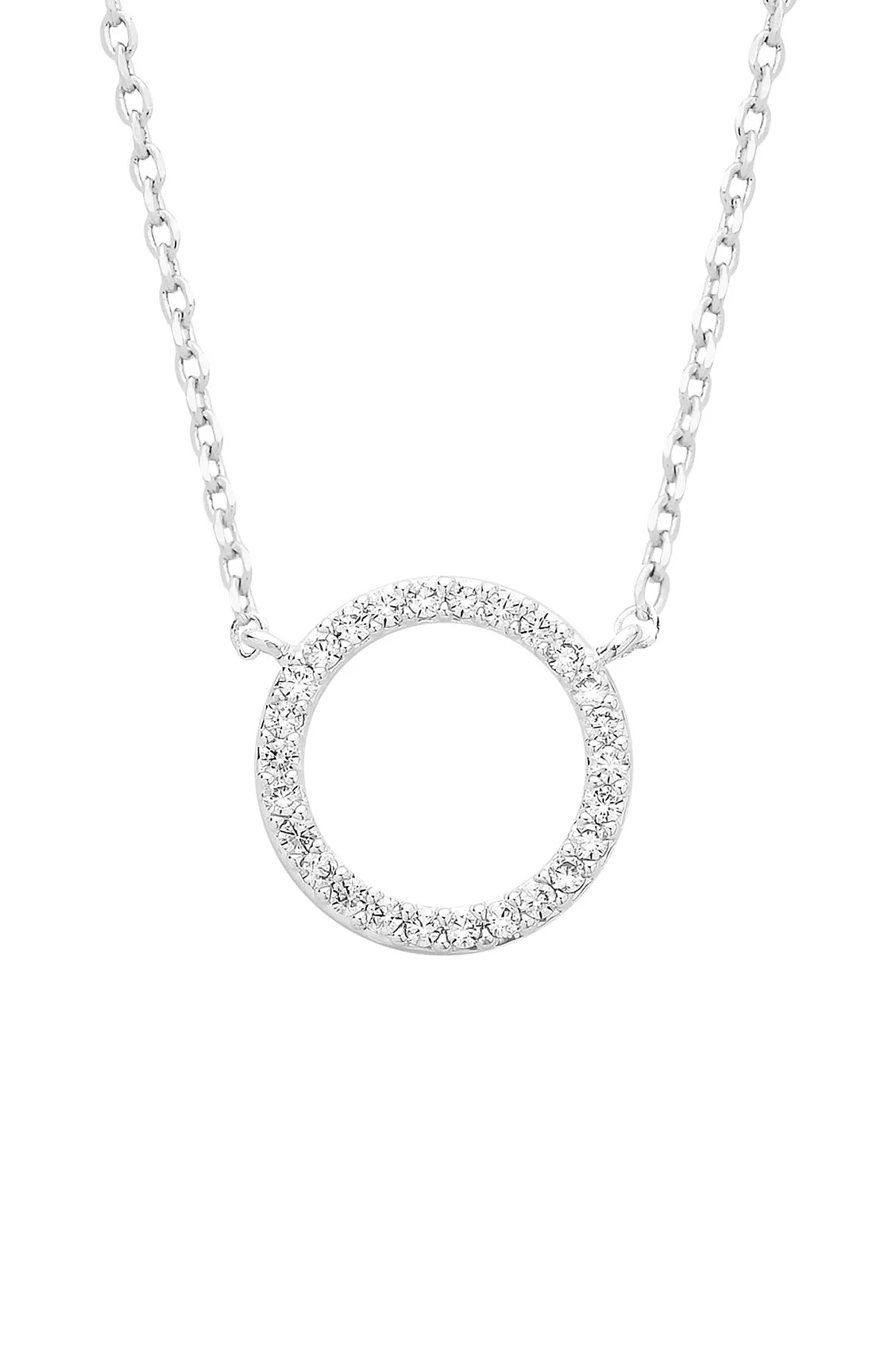 Circle CZ Necklace sold by Estella Bartlett product image thumbnail 3