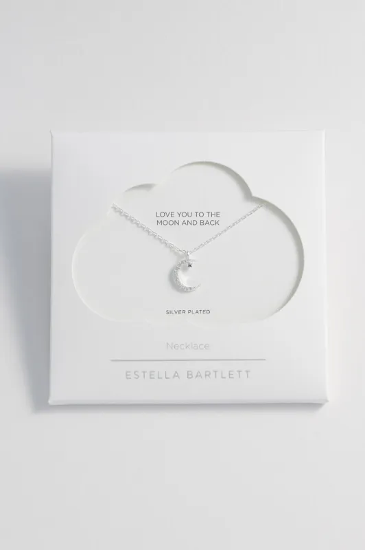 Moon and Star Necklace sold by Estella Bartlett