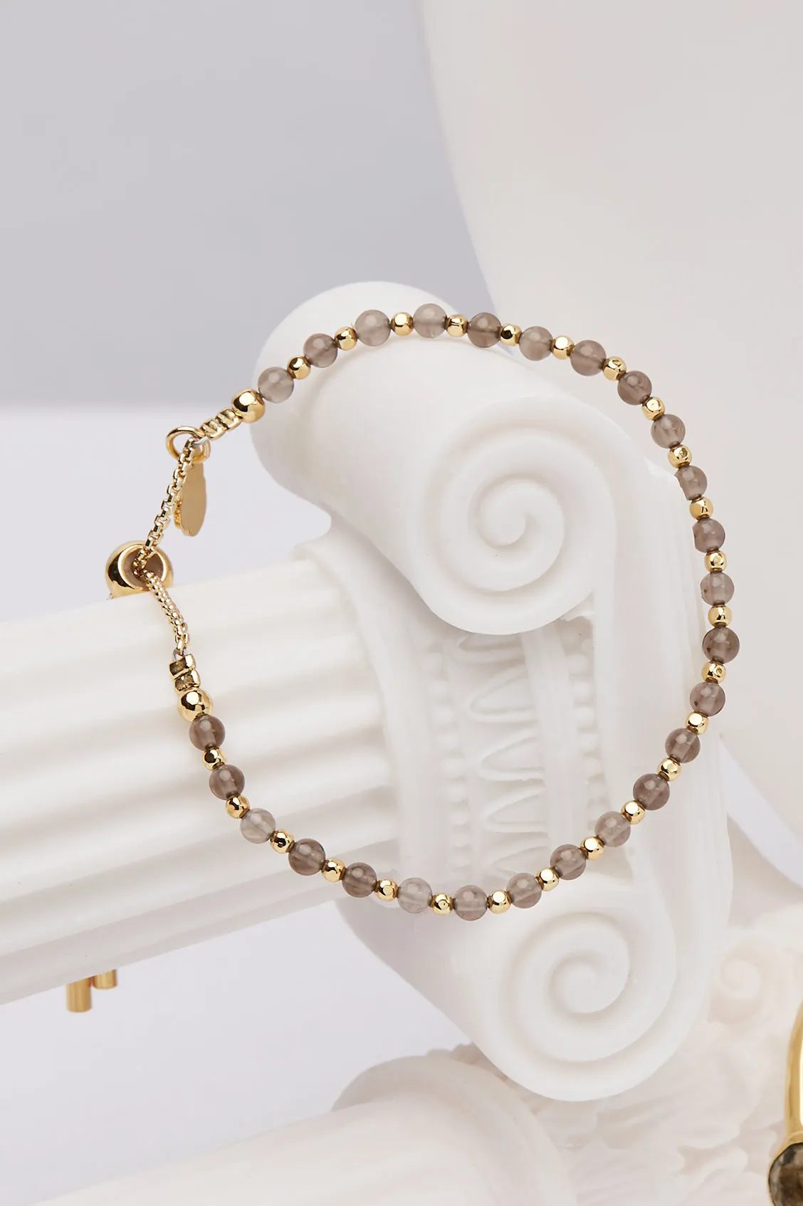 Smoky Quartz Gemstone Amelia Bracelet sold by Estella Bartlett product image thumbnail 5