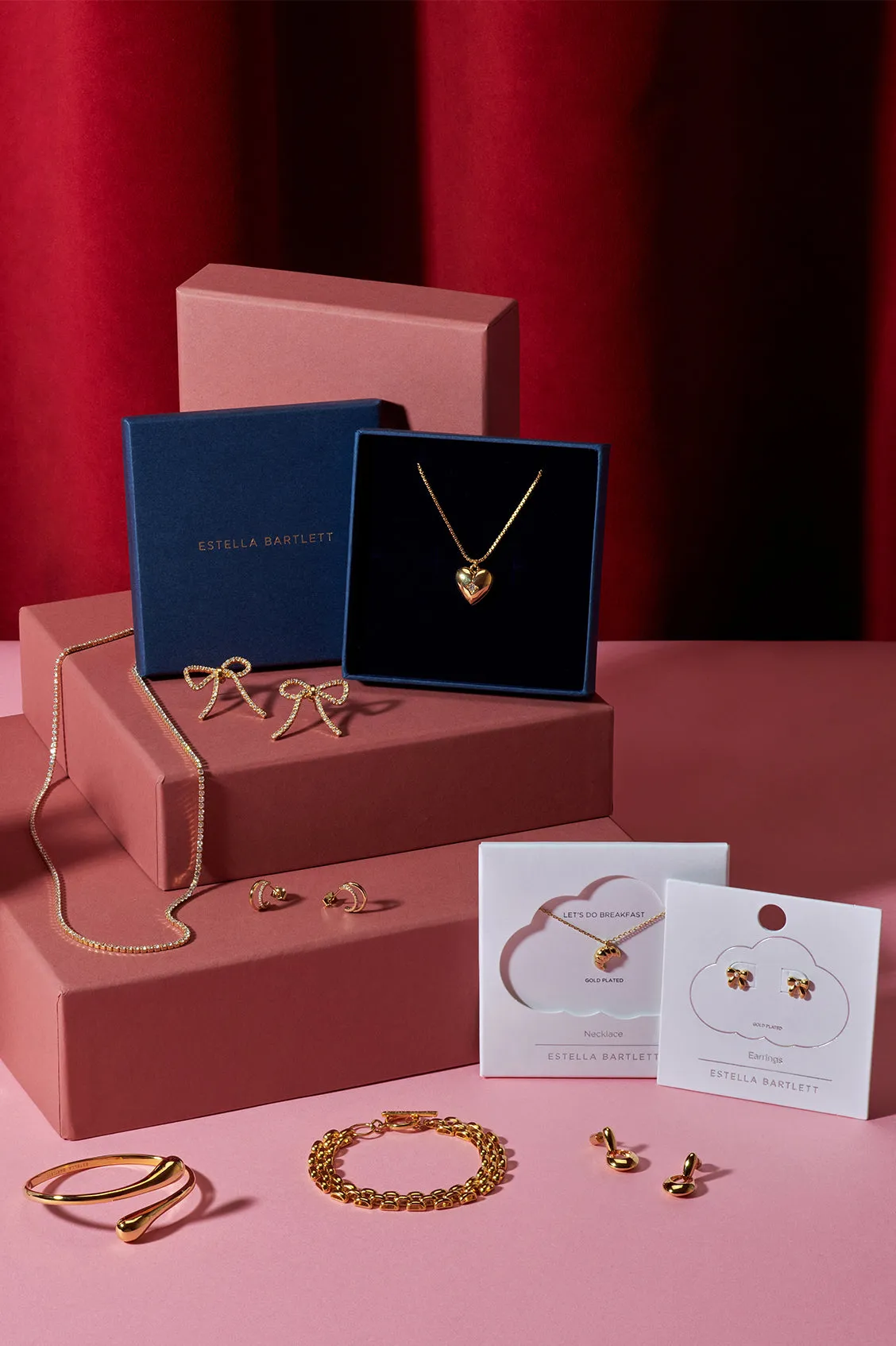 Pave Curl Hoops sold by Estella Bartlett product image thumbnail 5