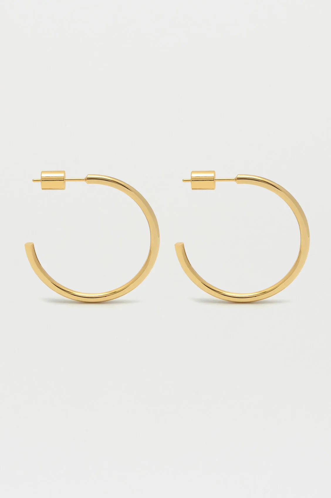 Large Chunky Hoop Earrings sold by Estella Bartlett product image thumbnail 4