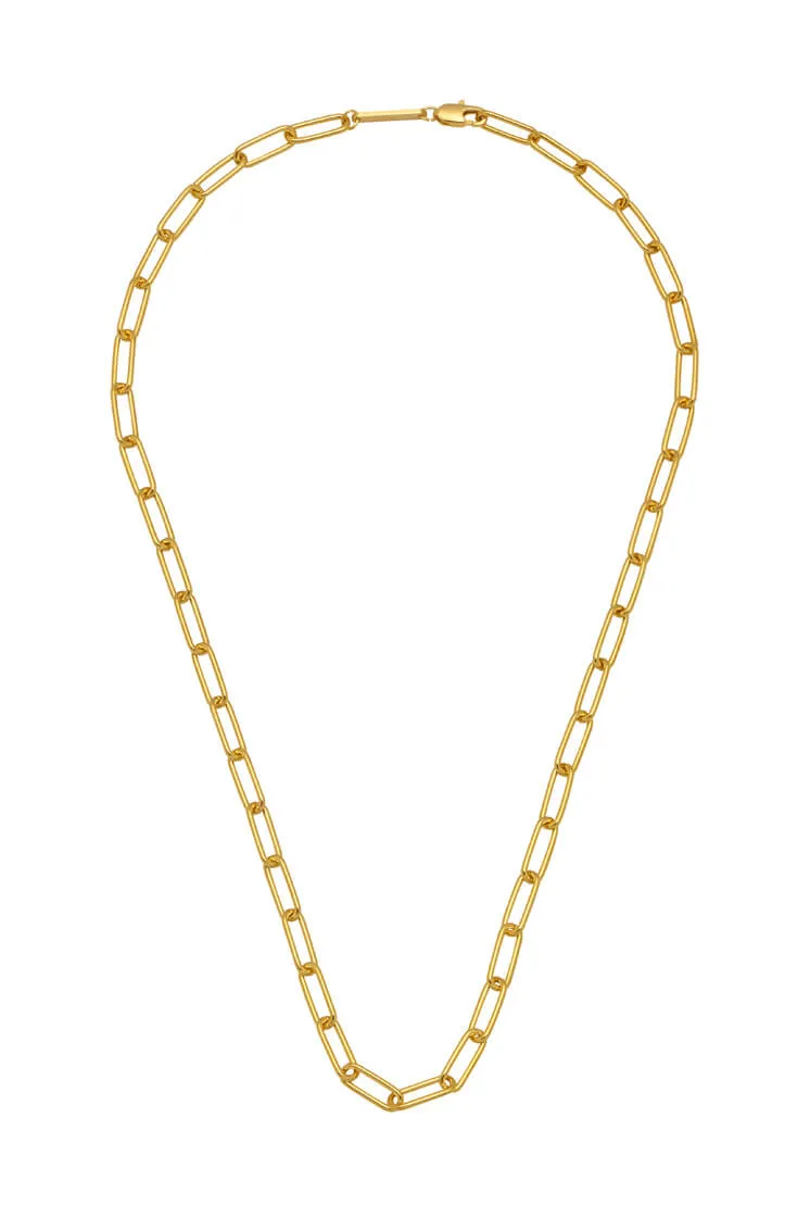 Paperclip Link Chain Necklace sold by Estella Bartlett product image thumbnail 3
