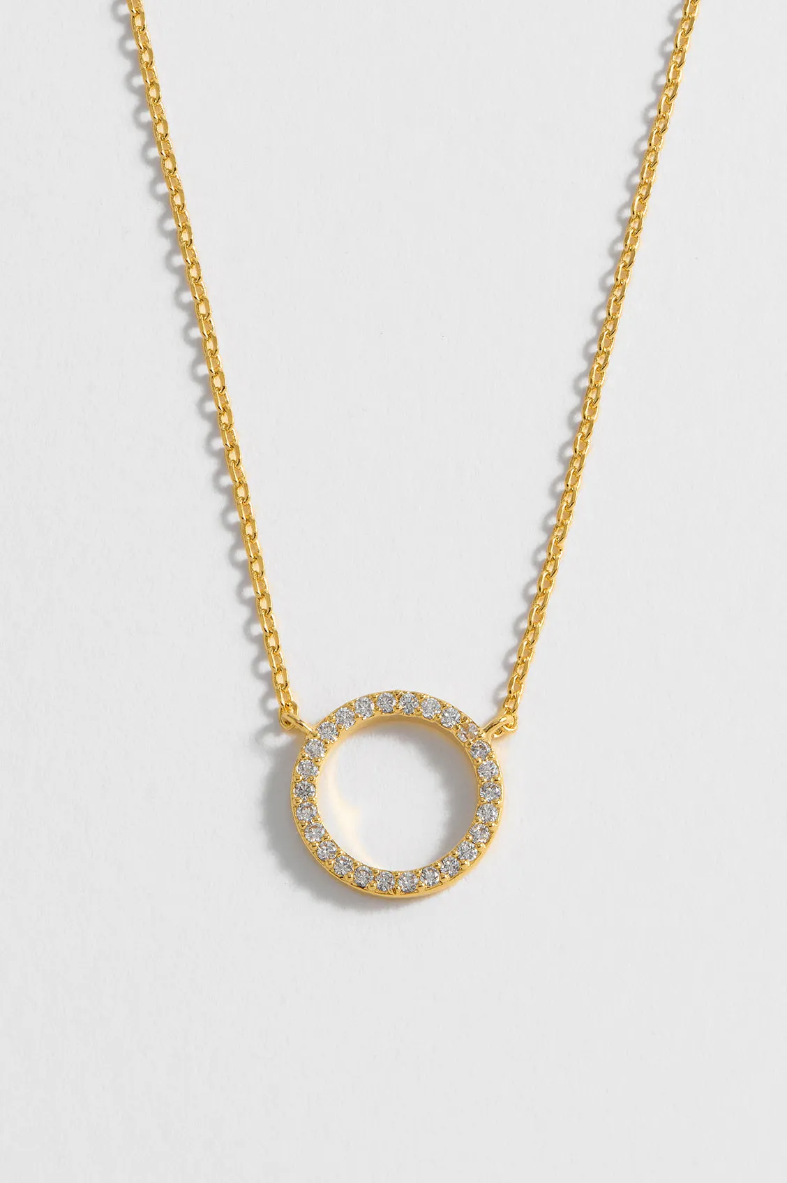 Circle CZ Necklace sold by Estella Bartlett product image thumbnail 2