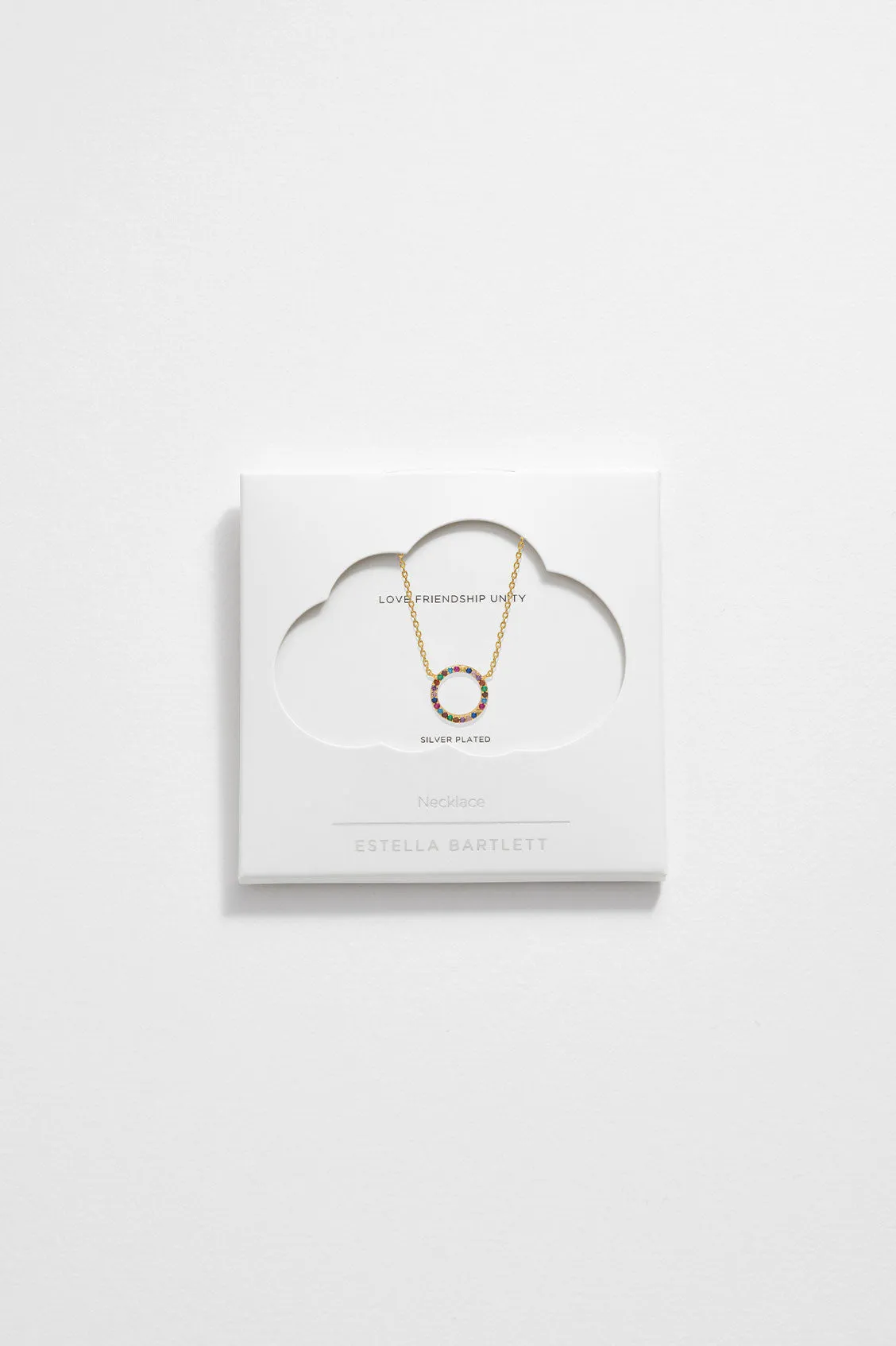 Rainbow Circle Necklace sold by Estella Bartlett