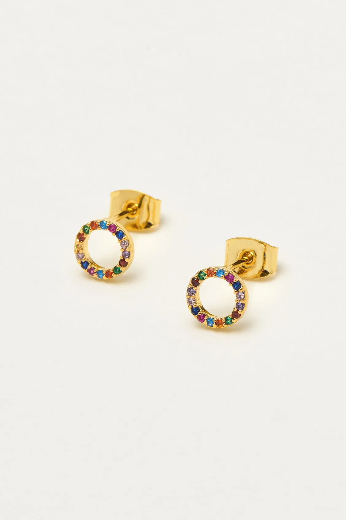 Rainbow Circle Earrings sold by Estella Bartlett