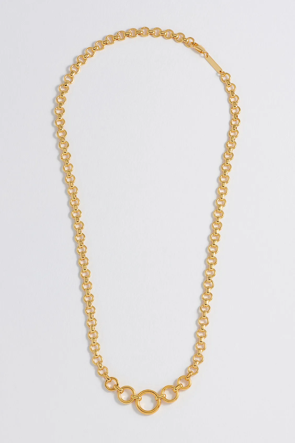 Graduated Round Link Chain Necklace sold by Estella Bartlett product image thumbnail 5
