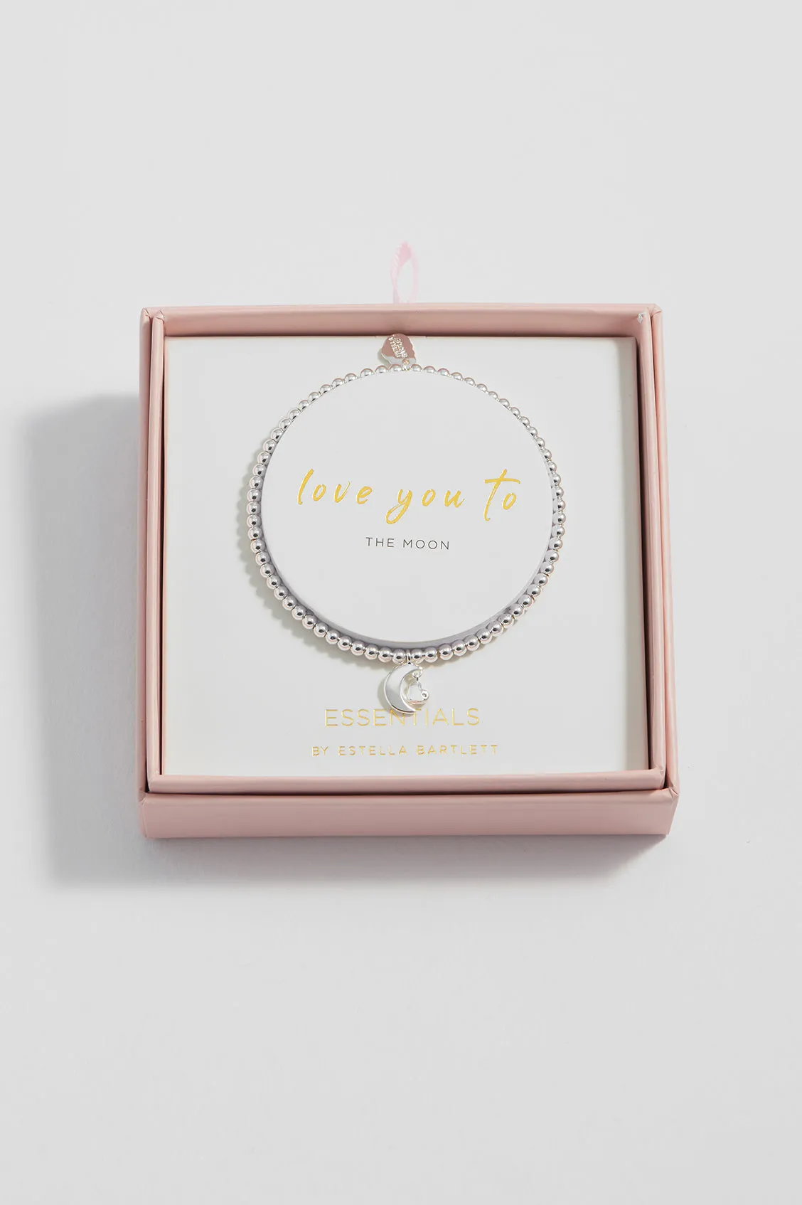 Moon & Heart Stretch Bracelet sold by Estella Bartlett product image thumbnail 2