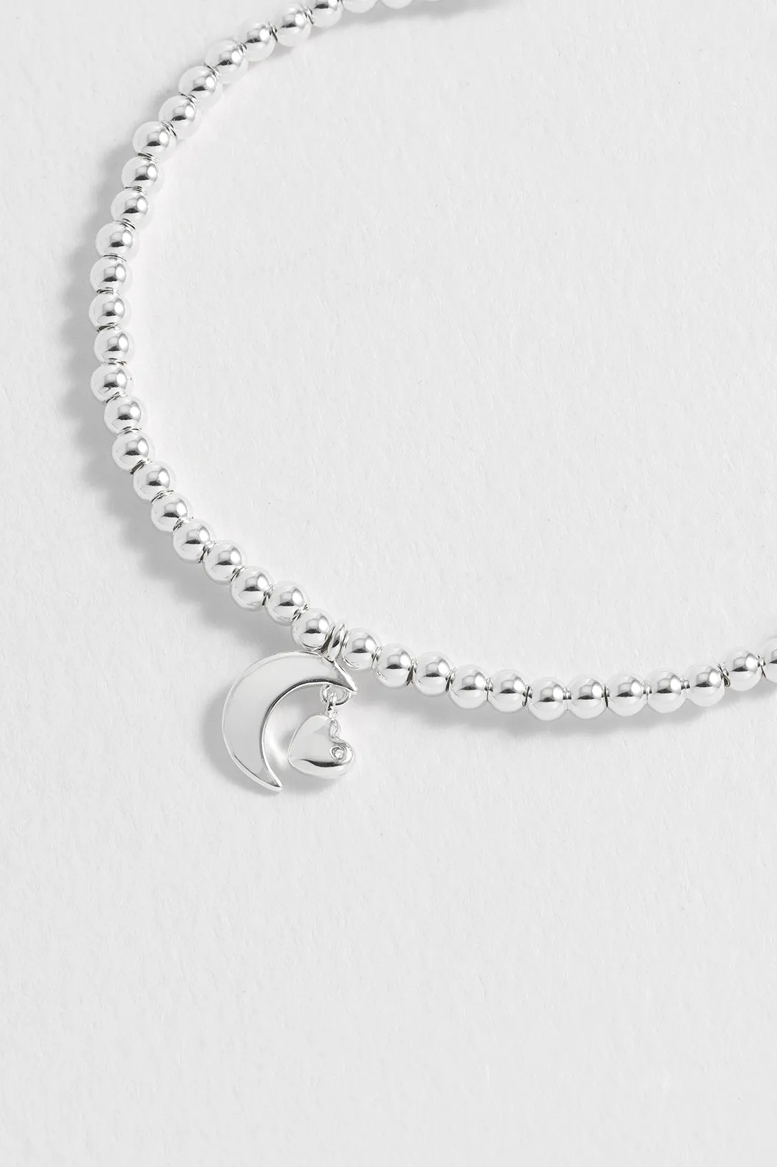Moon & Heart Stretch Bracelet sold by Estella Bartlett product image thumbnail 4