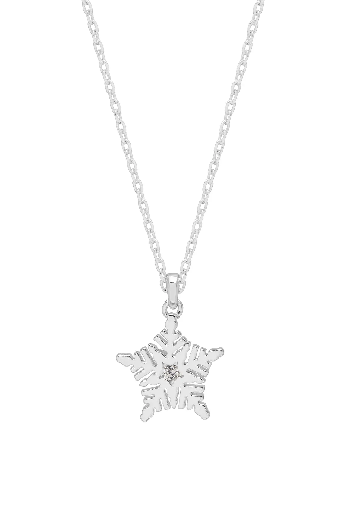 Snowflake Charm Necklace sold by Estella Bartlett product image thumbnail 3