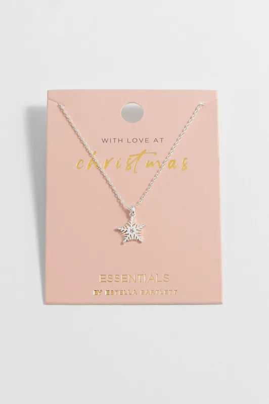 Snowflake Charm Necklace sold by Estella Bartlett
