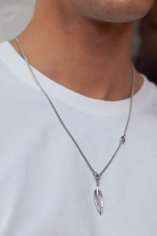Men's Feather Necklace sold by Estella Bartlett
