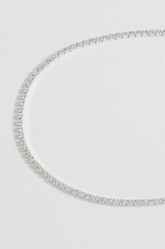Fine Tennis Chain Necklace sold by Estella Bartlett