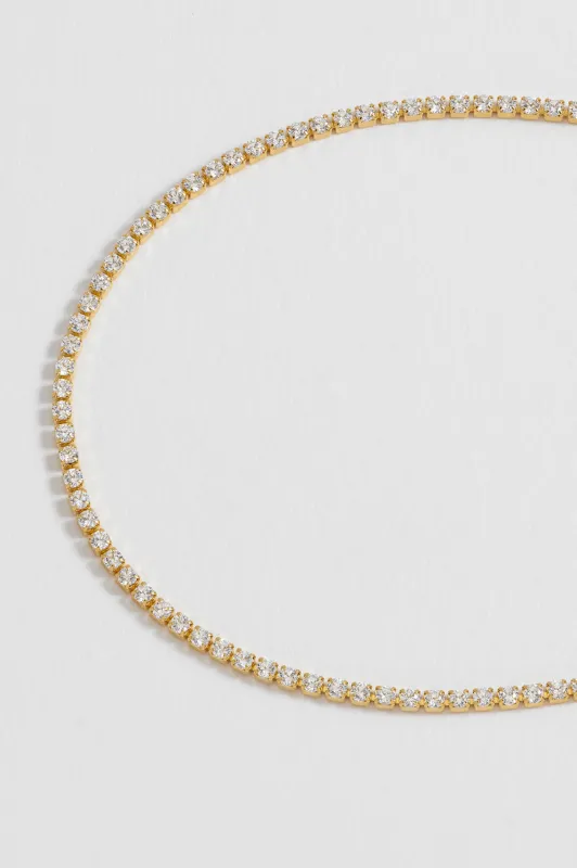 Fine Tennis Chain Necklace sold by Estella Bartlett