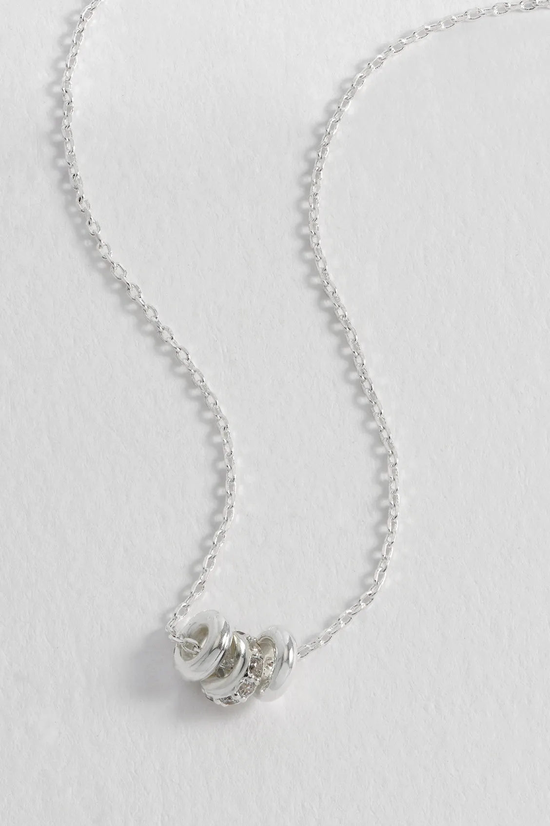 Triple Pave Ring Necklace sold by Estella Bartlett product image thumbnail 2