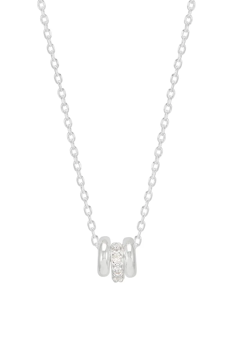Triple Pave Ring Necklace sold by Estella Bartlett product image thumbnail 3