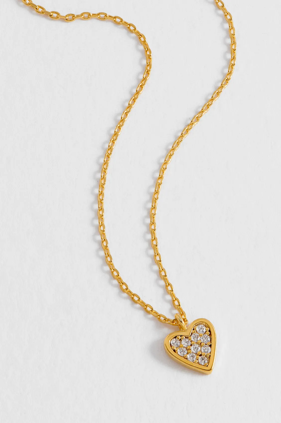 Pave Mini Heart Necklace sold by Estella Bartlett product image thumbnail 2