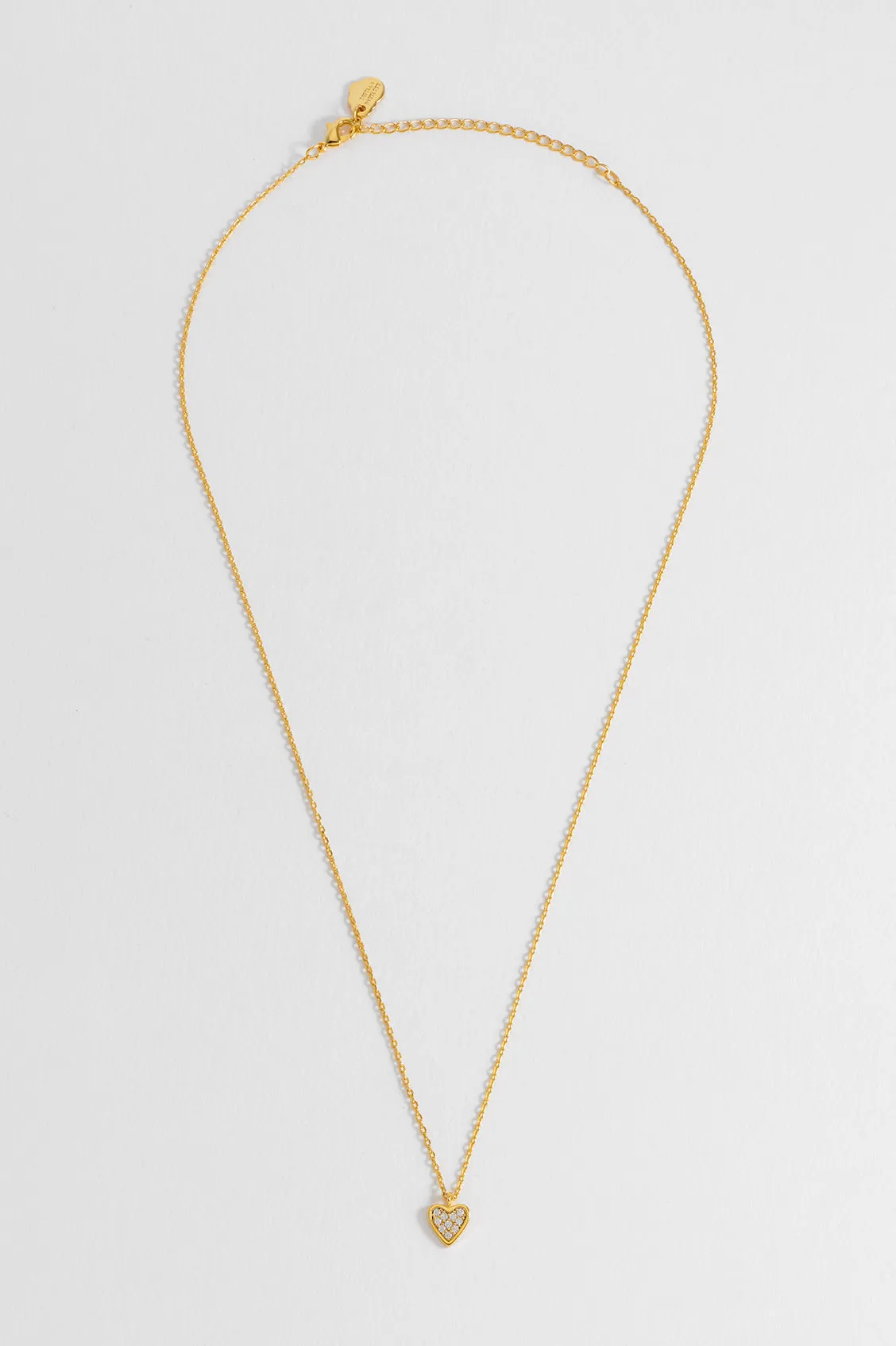 Pave Mini Heart Necklace sold by Estella Bartlett product image thumbnail 5