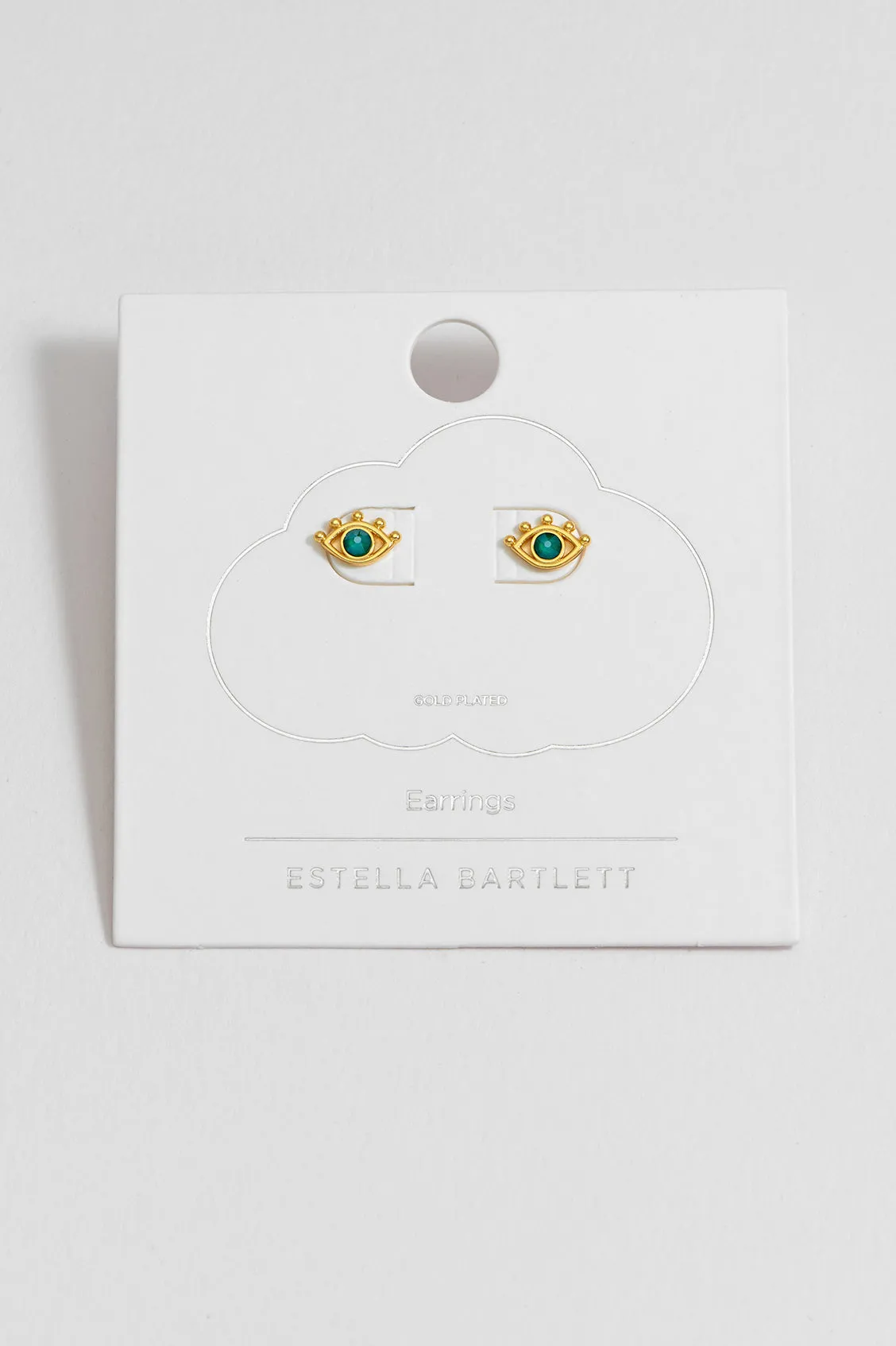 Evil Eye Stud Earrings sold by Estella Bartlett product image thumbnail 5