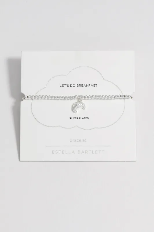 Sienna Beaded Croissant Charm Bracelet sold by Estella Bartlett