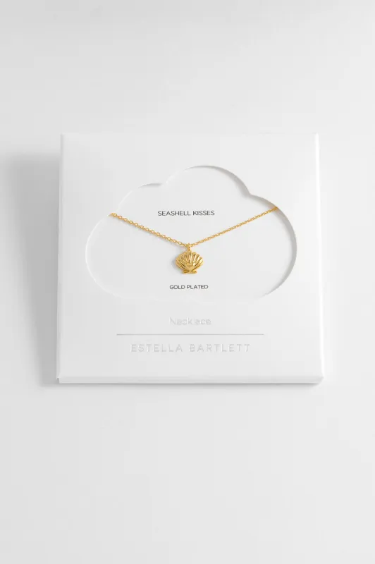 Scallop Heart Pendant Necklace sold by Estella Bartlett