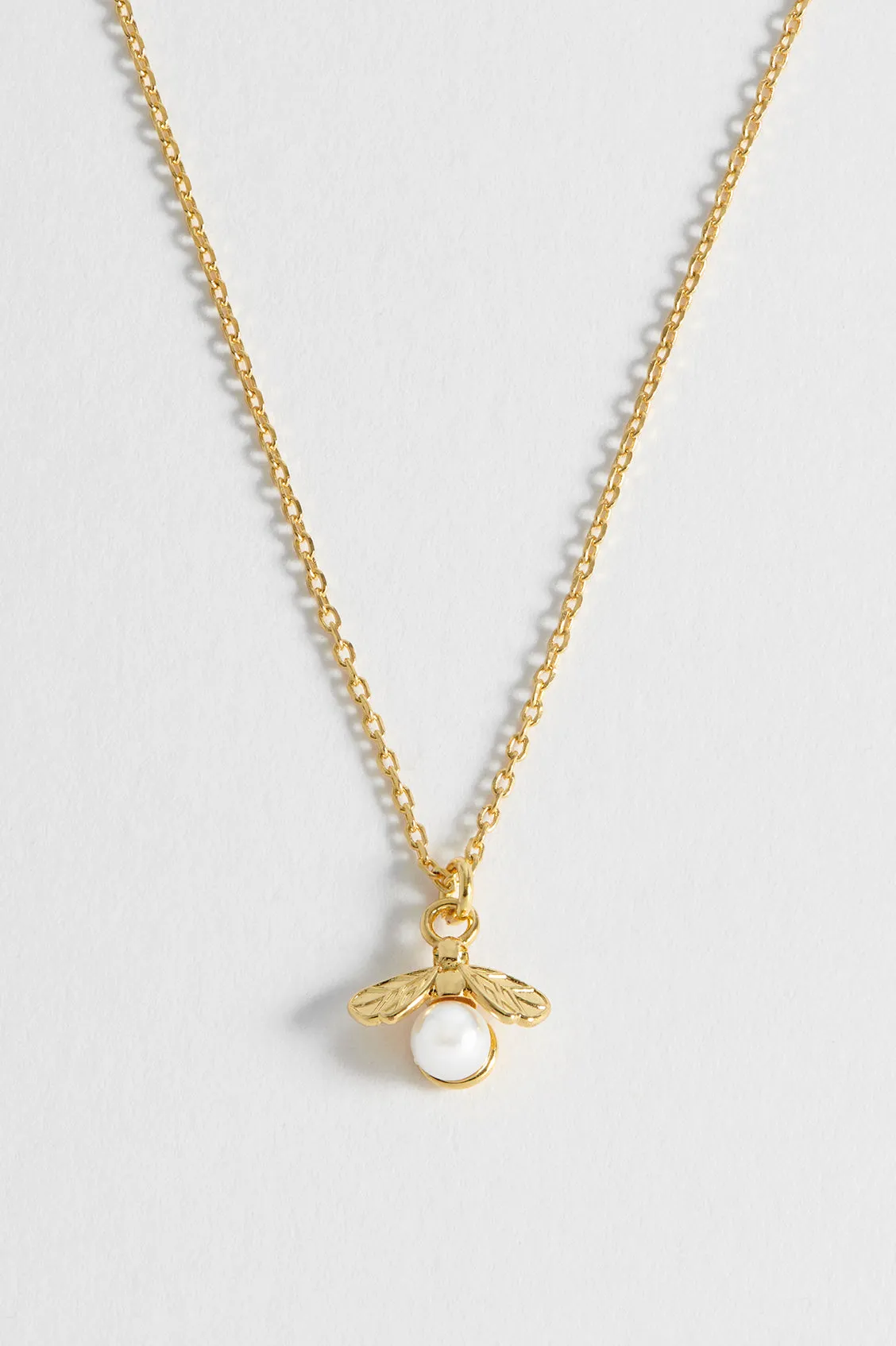 Pearl Bee Pendant Necklace sold by Estella Bartlett product image thumbnail 5