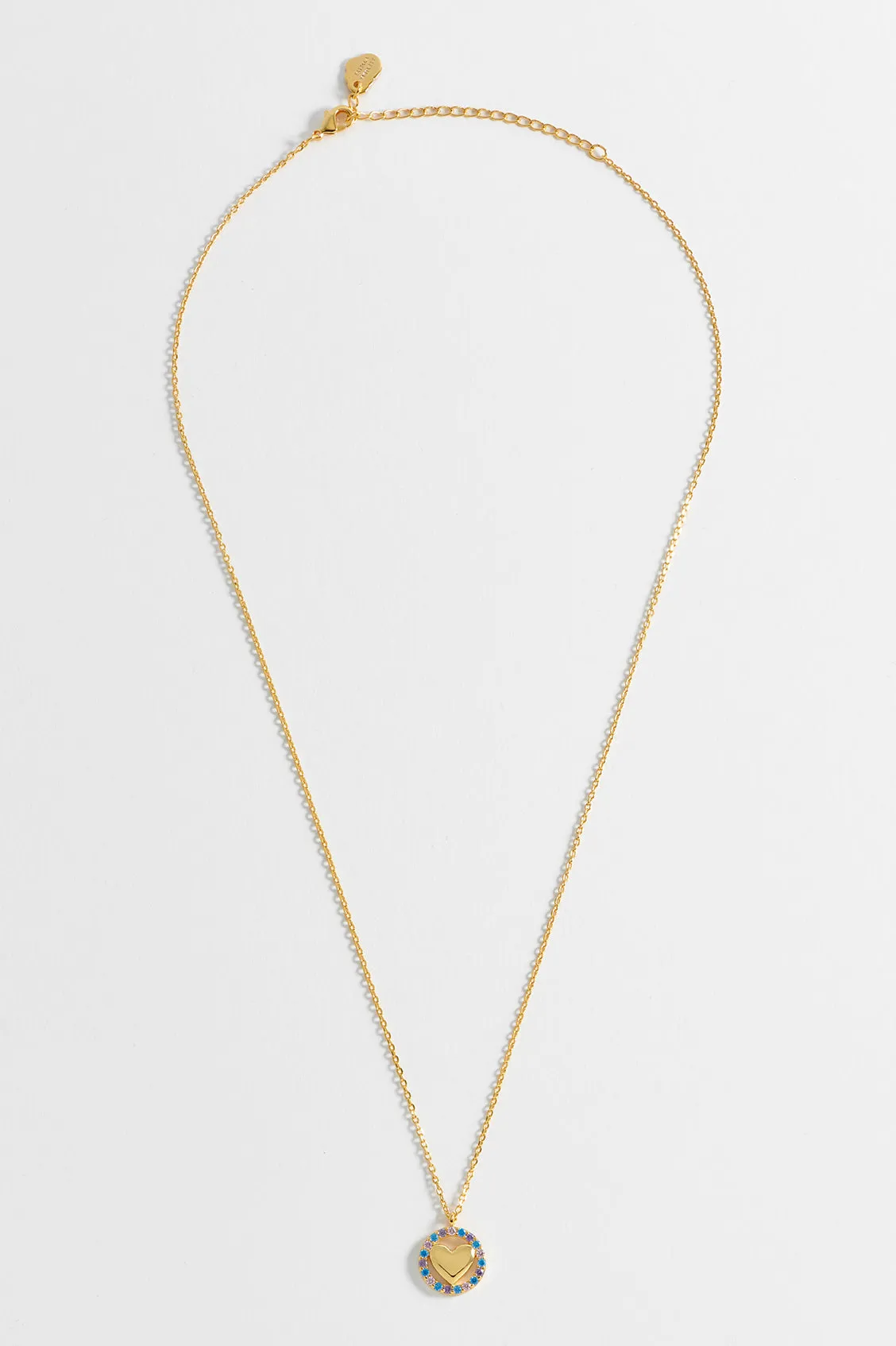 CZ Heart Pendant Necklace sold by Estella Bartlett product image thumbnail 5