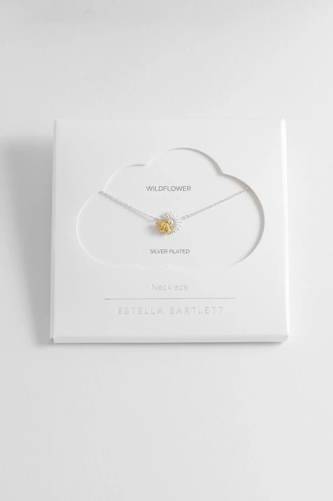 Flower Bee Pendant Necklace sold by Estella Bartlett