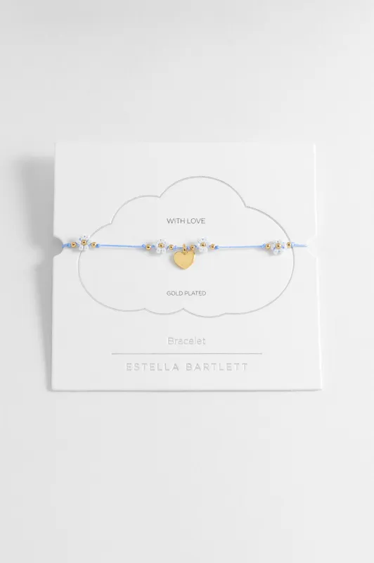 Heart Flower Miyuki Bracelet sold by Estella Bartlett