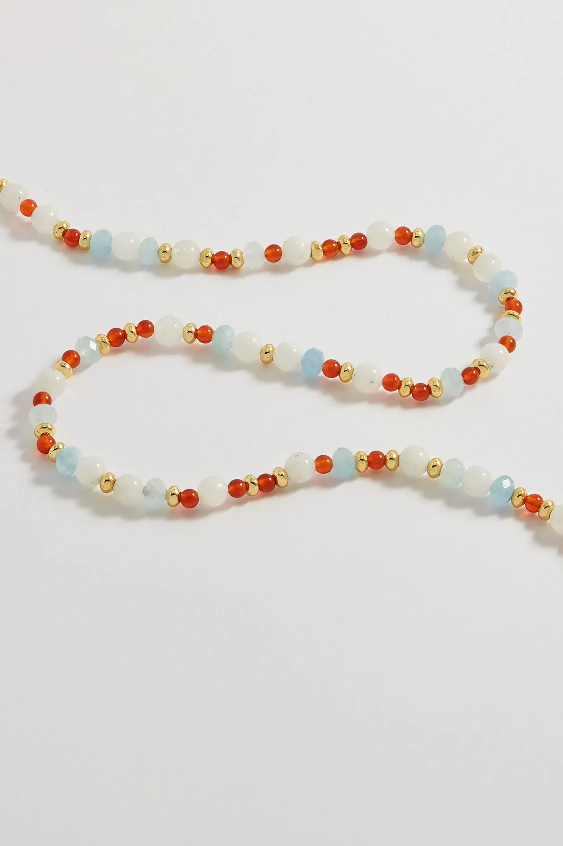 Gemstone T-Bar Necklace sold by Estella Bartlett